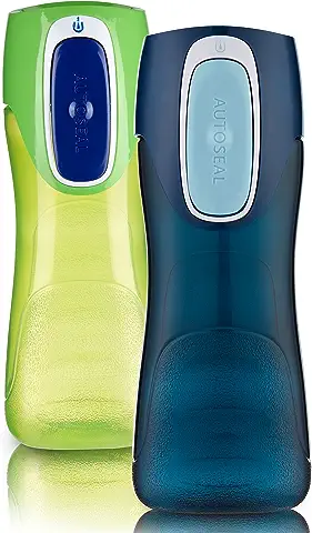 Spill-Proof Water Bottle with Straw